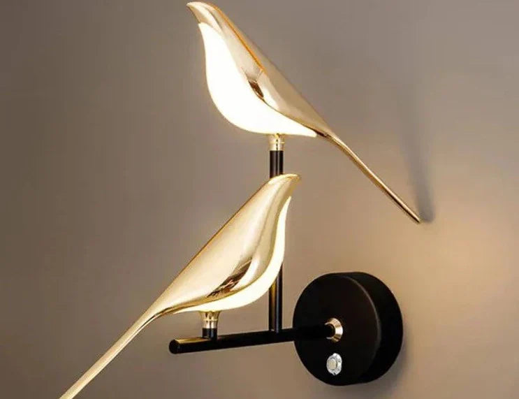 Bird Wall Lamp Gold Accent Modern LED Light - Product detail 17