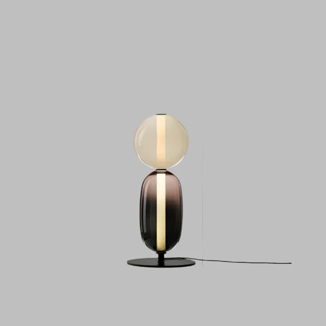Modern Floor Lamp  Stacked Glass Spheres Design - Product detail 6