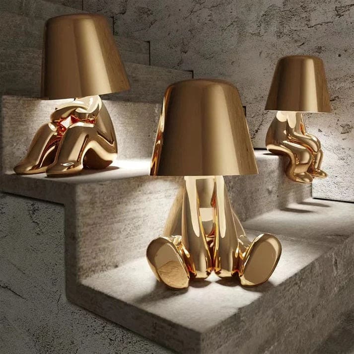 Modern Table Lamp Metallic High Heel Design - Product detail 4