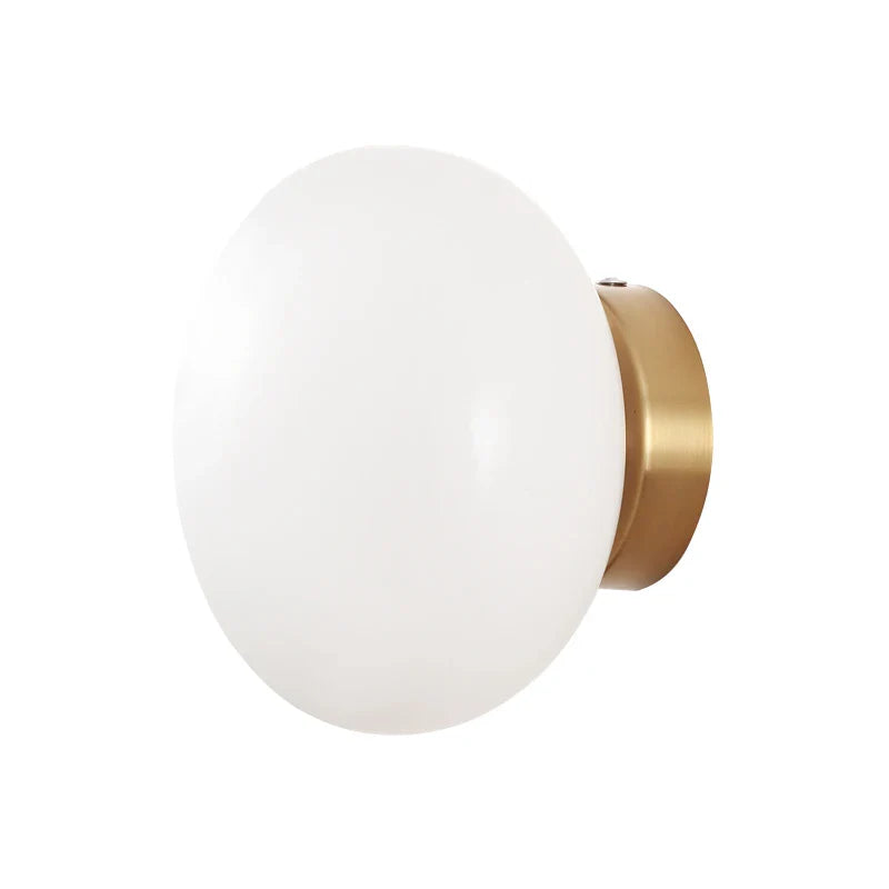 Modern Wall Light Brass Glass Disc Design - Product detail 9