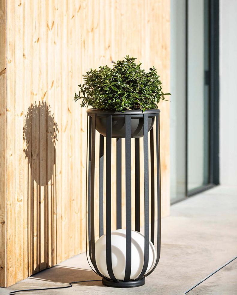 Modern Solar Garden Light Cage Design With Dual Power - Product detail 21