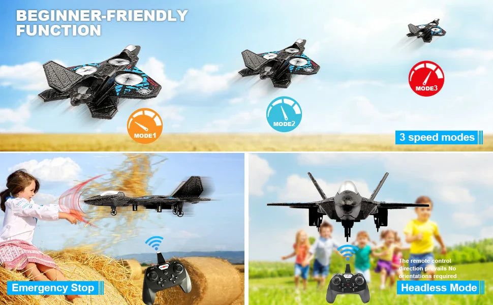RC Fighter Drone  Quad Motor Gravity Sensor Aircraft - Product detail 10