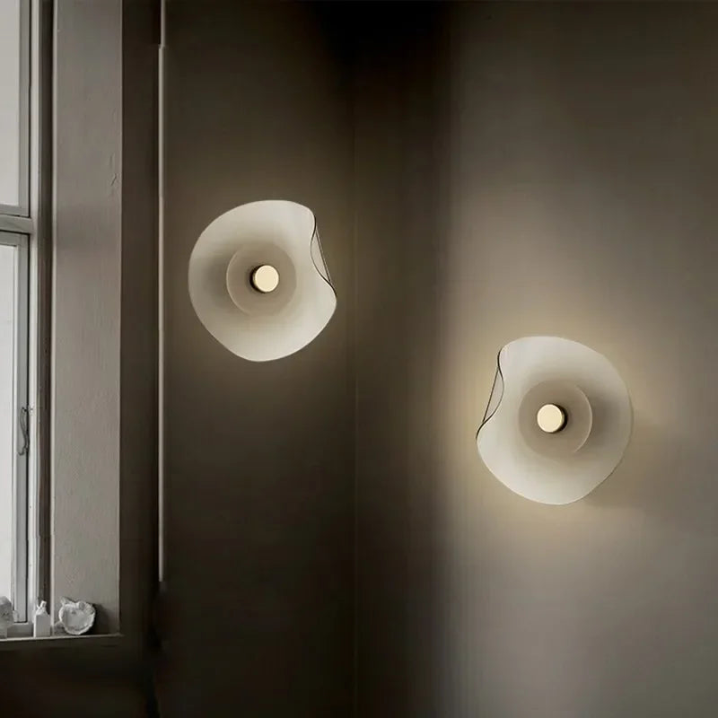 Modern Glass Wall Light Sculptural Stone Design - Product detail 6