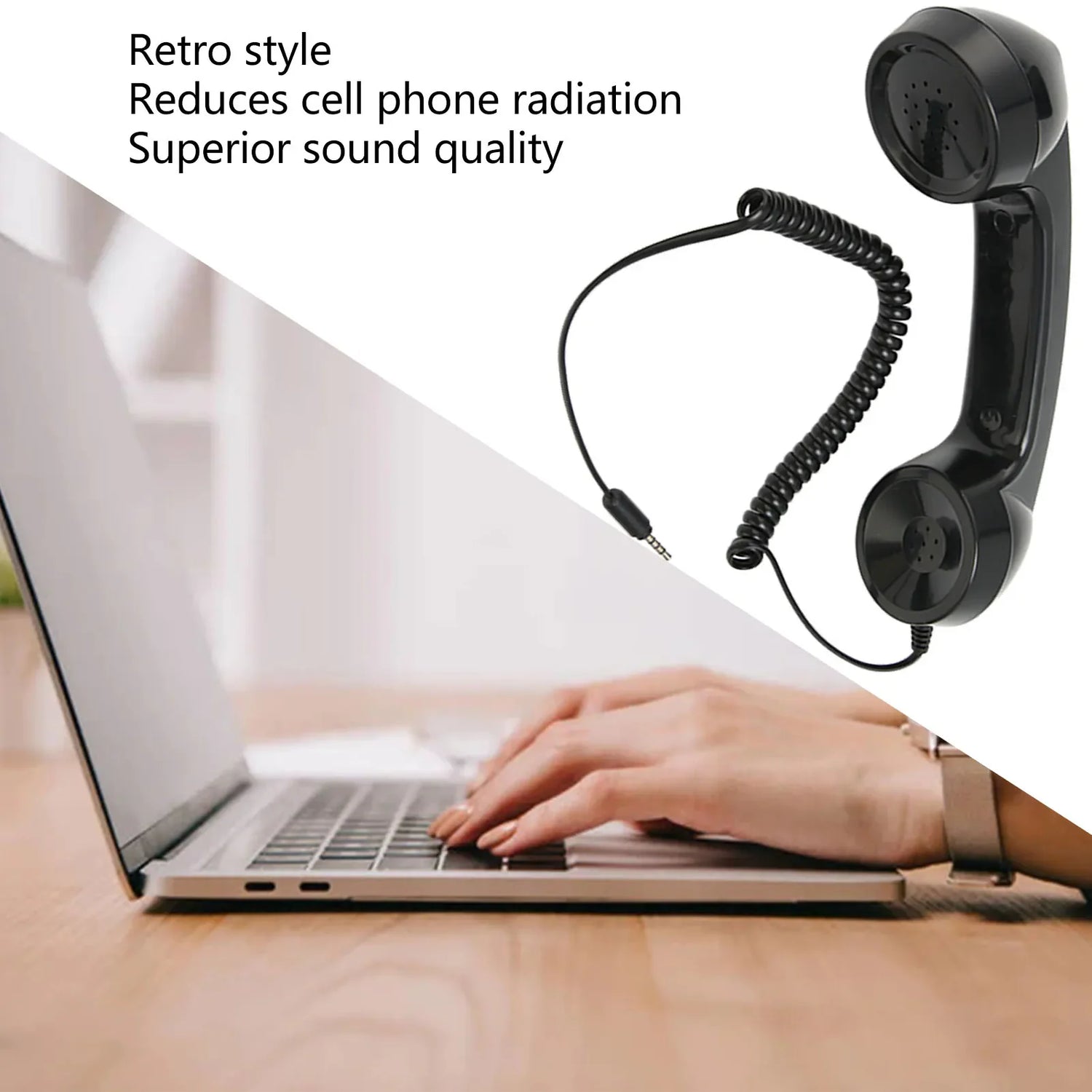 Retro Phone Handset  Anti-Radiation Classic Design - Product example