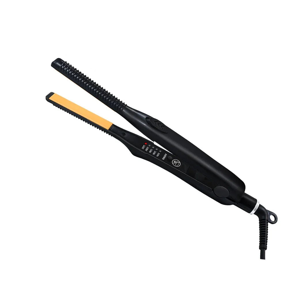 Mini Hair Straightener And Curler Ceramic Tourmaline 2-in-1 Styler - Product example