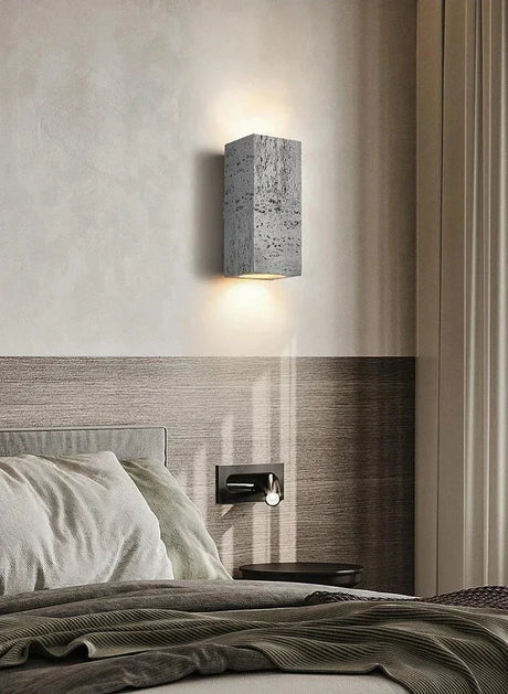 Modern Cement Wall Lamp  Minimalist Textured Design - Product detail 4