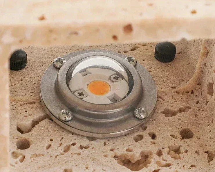 Modern Stone Wall Light Natural Travertine Finish - Product detail 6