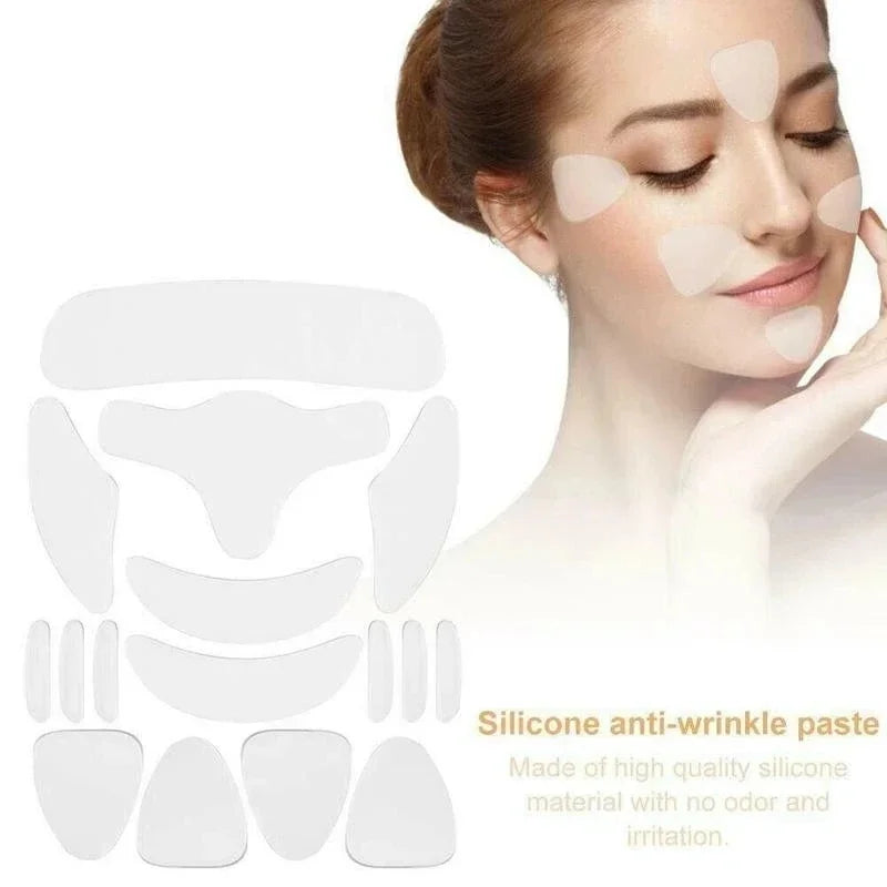 Anti-Wrinkle Silicone Patches  Professional Facial Treatment Set - Product showcase