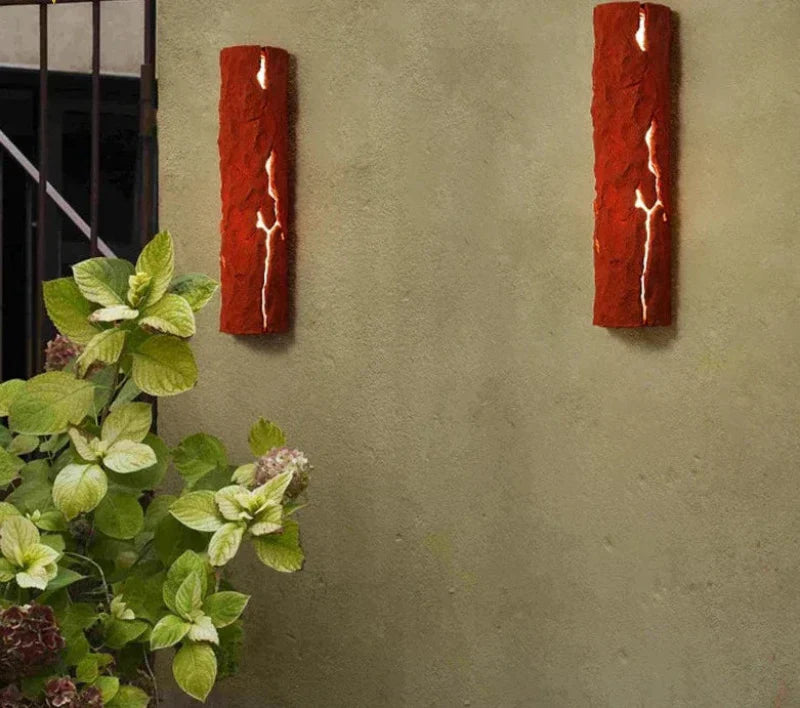 Modern Outdoor Wall Light Textured Bronze LED Sconce - Product detail 12