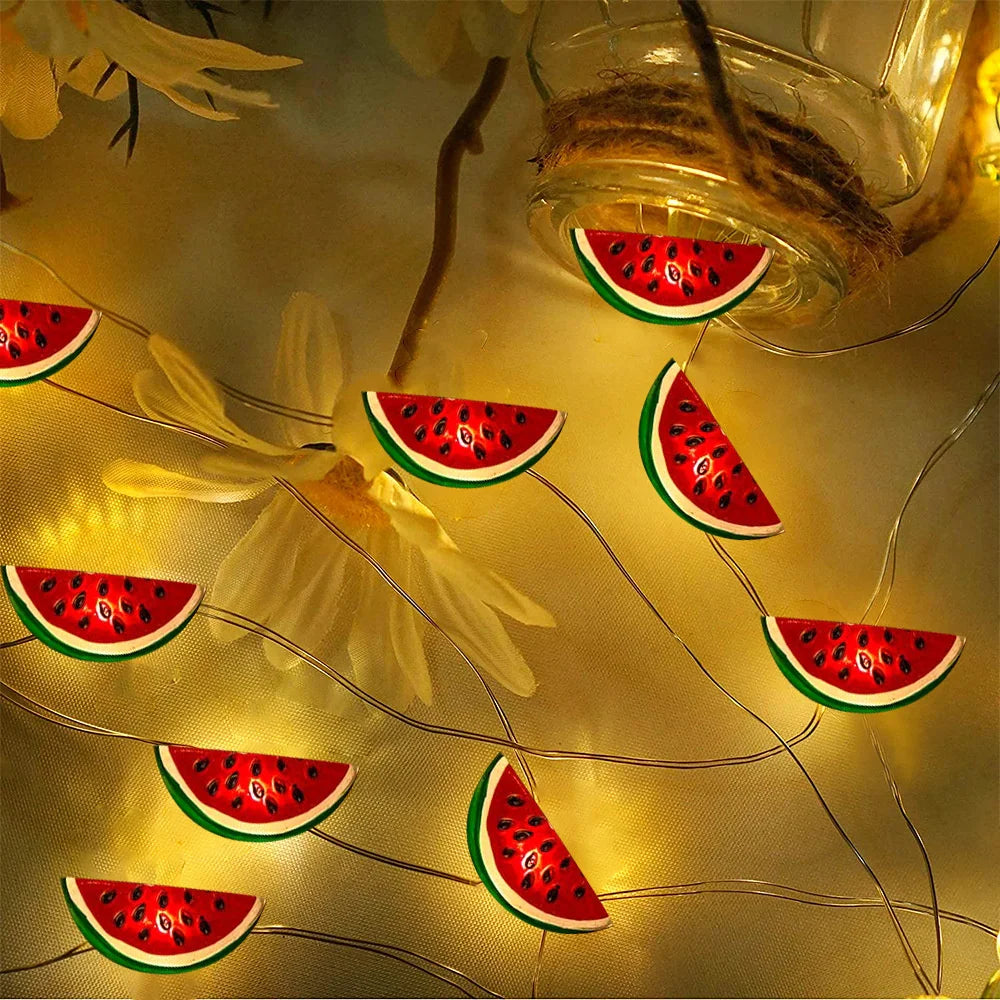 Summer String Lights  Watermelon LED Party Decor - Product example