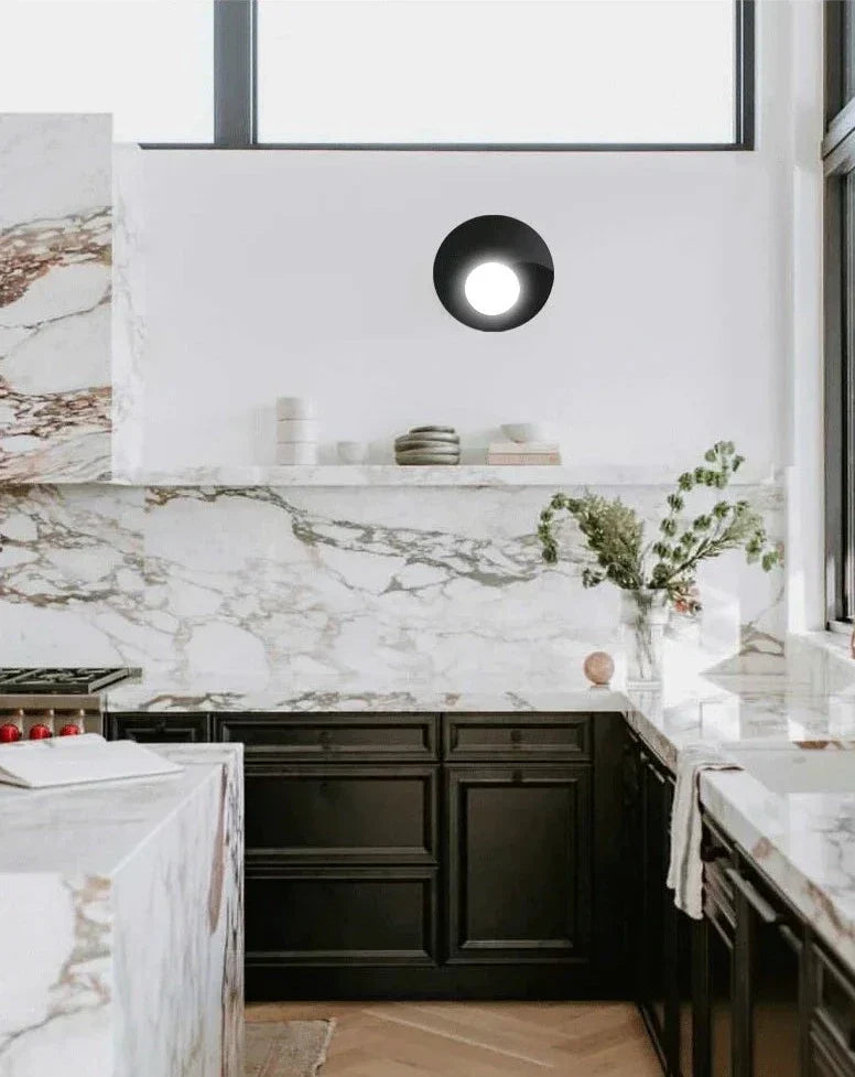 Modern LED Wall Lamp Minimalist Round Sconce Design - Product detail 9