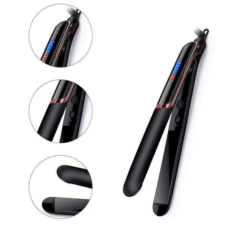 Professional Hair Straightener  LCD Display Ionic Flat Iron - Product detail 5