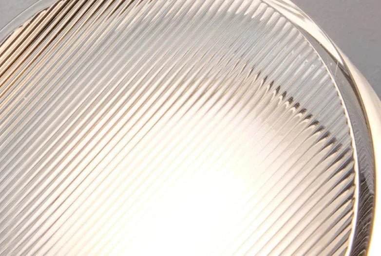 Modern LED Wall Light Round Glass Diffuser With Gold Base - Product detail 6