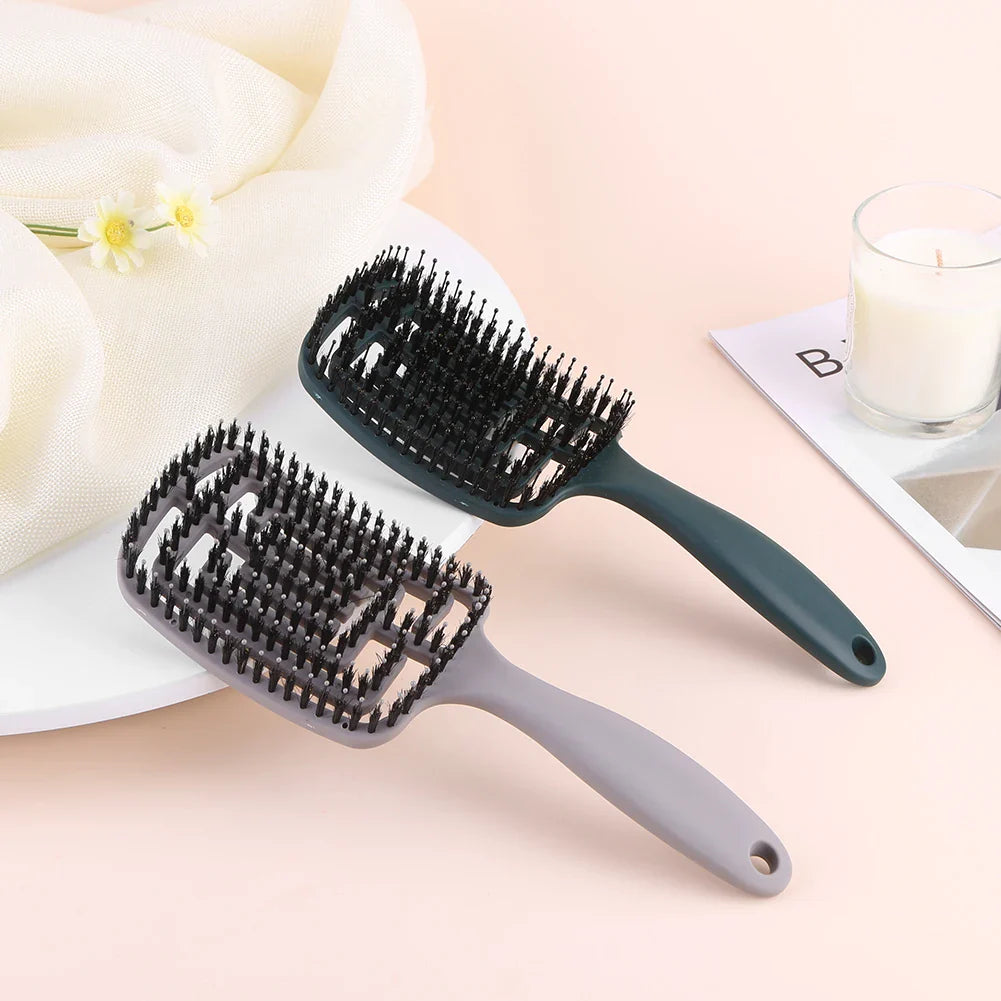 Professional Detangling Brush  Curved Vented Design - Product example