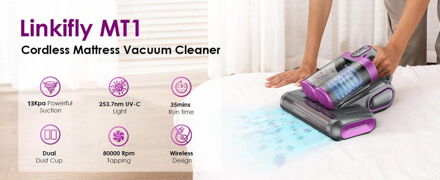 Smart UV Vacuum Cleaner  Dual-Cup HEPA Filtration System - Product detail 8