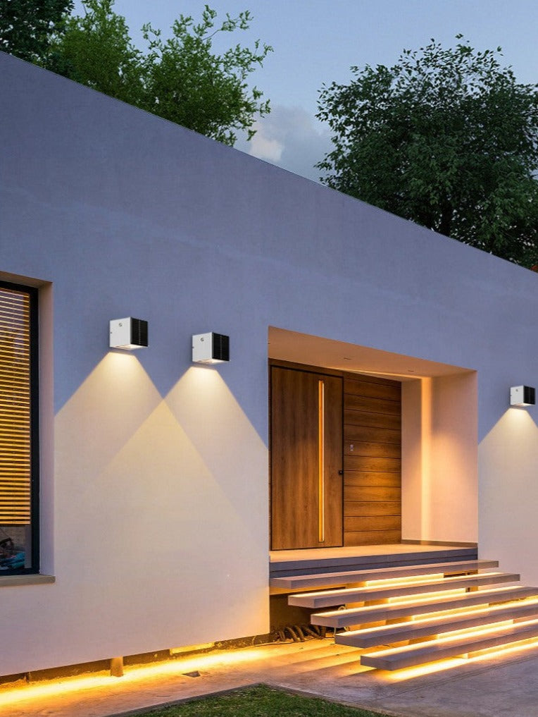 Modern Solar Wall Light  Automatic LED Outdoor Lamp - Product detail 9