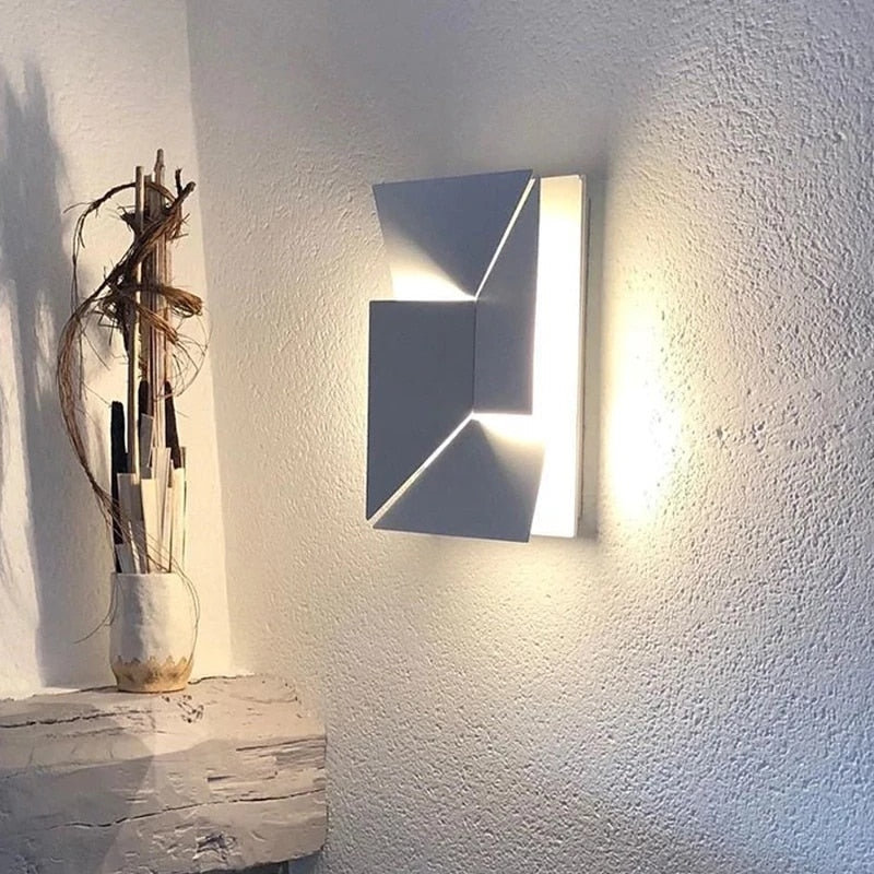 Modern 3D Wall Light Geometric LED Panel Design - Product detail 11
