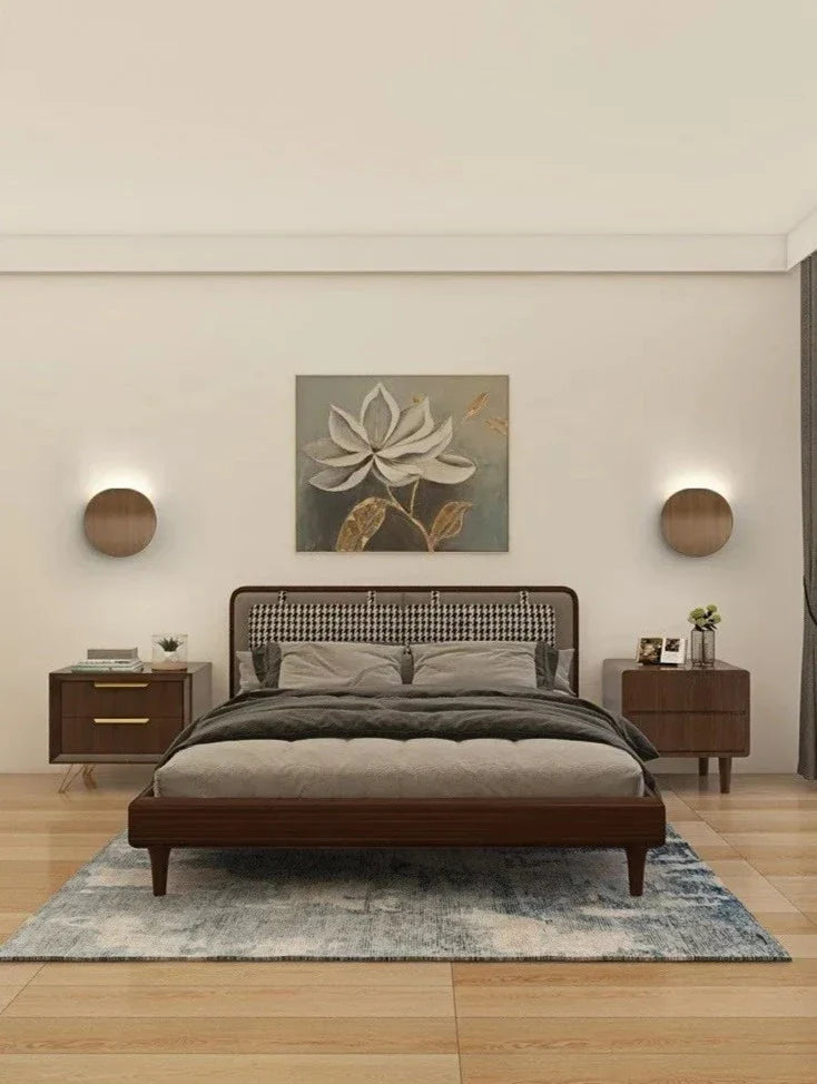 Modern Wooden Wall Light Natural Aluminum Finish - Product detail 11