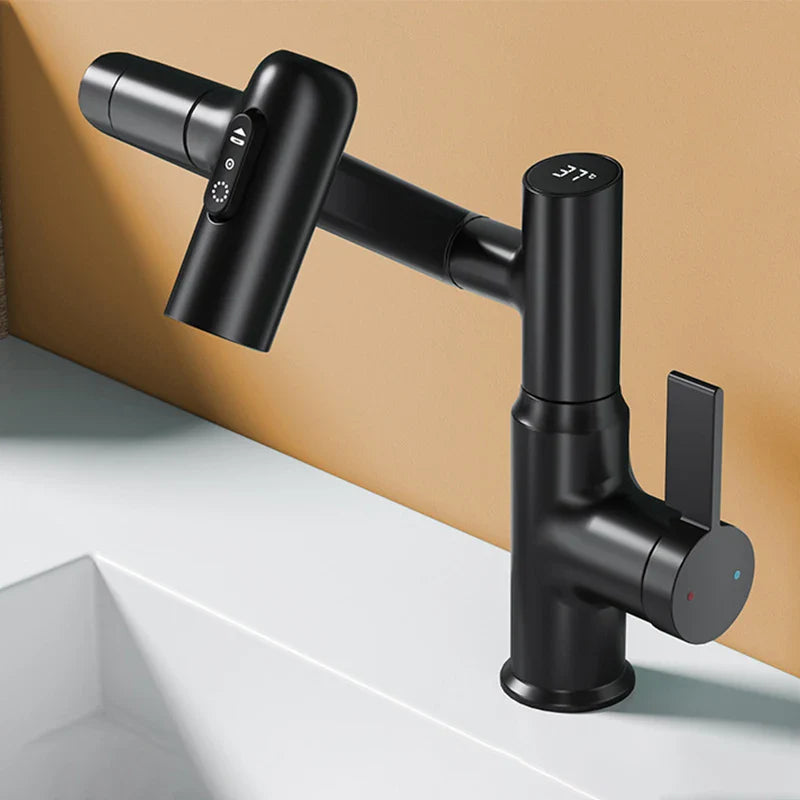 Modern Pull Out Basin Faucet Smart LED Temperature Display - Product detail 16