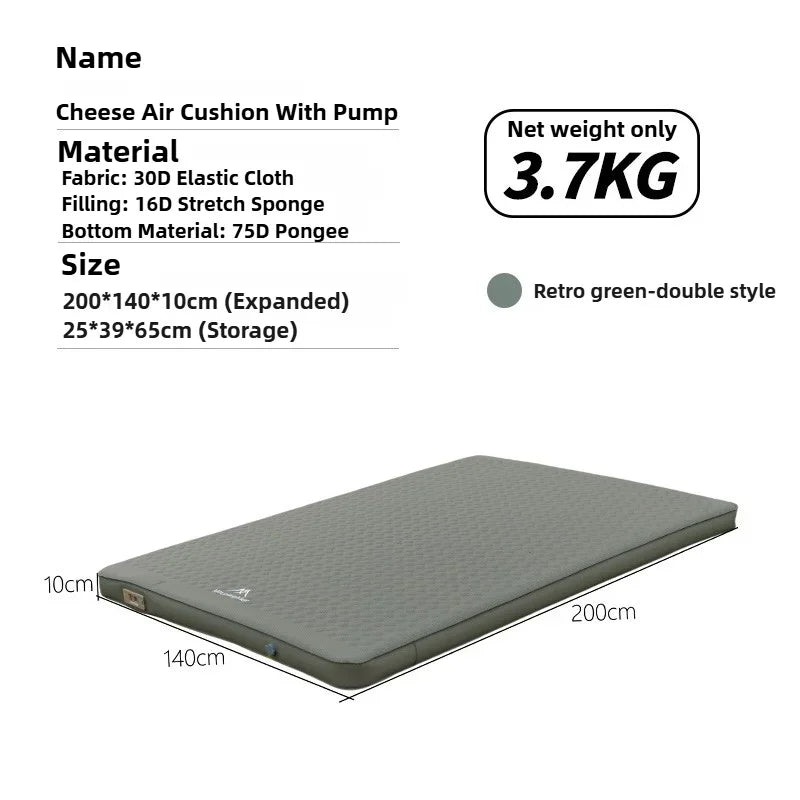 Self-Inflating Camping Mattress  Portable Air Bed With Built-in Pump - Product detail 8