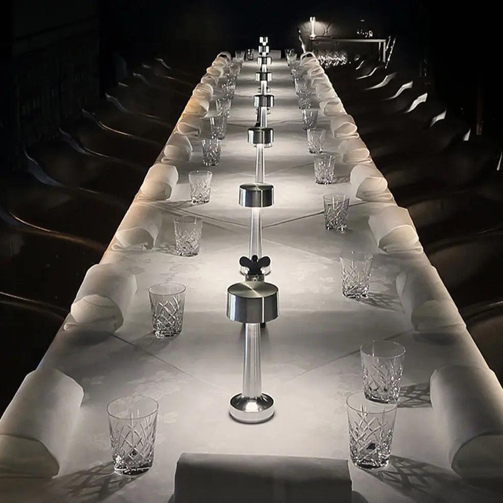 Modern Table Lamp Brushed Gold LED Design - Product detail 4