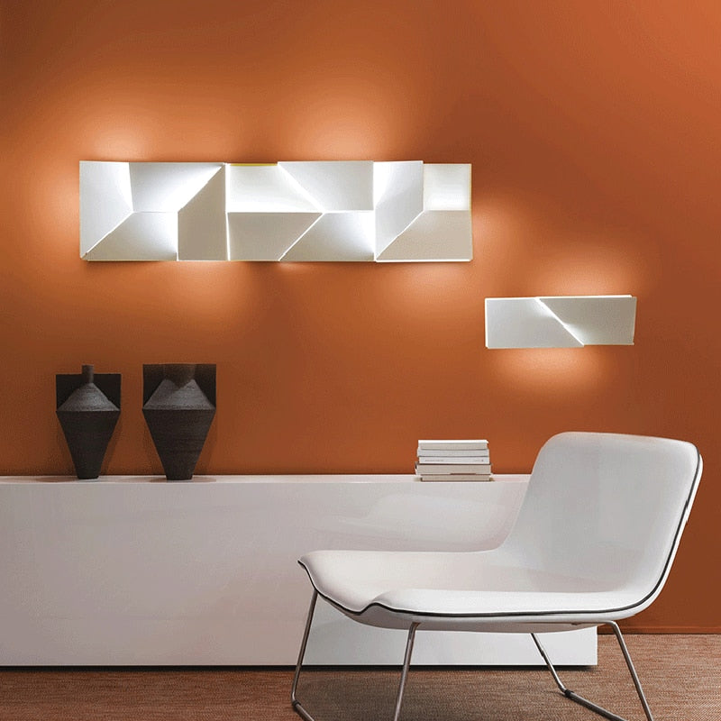 Modern 3D Wall Light Geometric LED Panel Design - Product detail 4