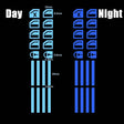 Car Window Control Stickers  Luminous Switch Indicators - Product detail 8