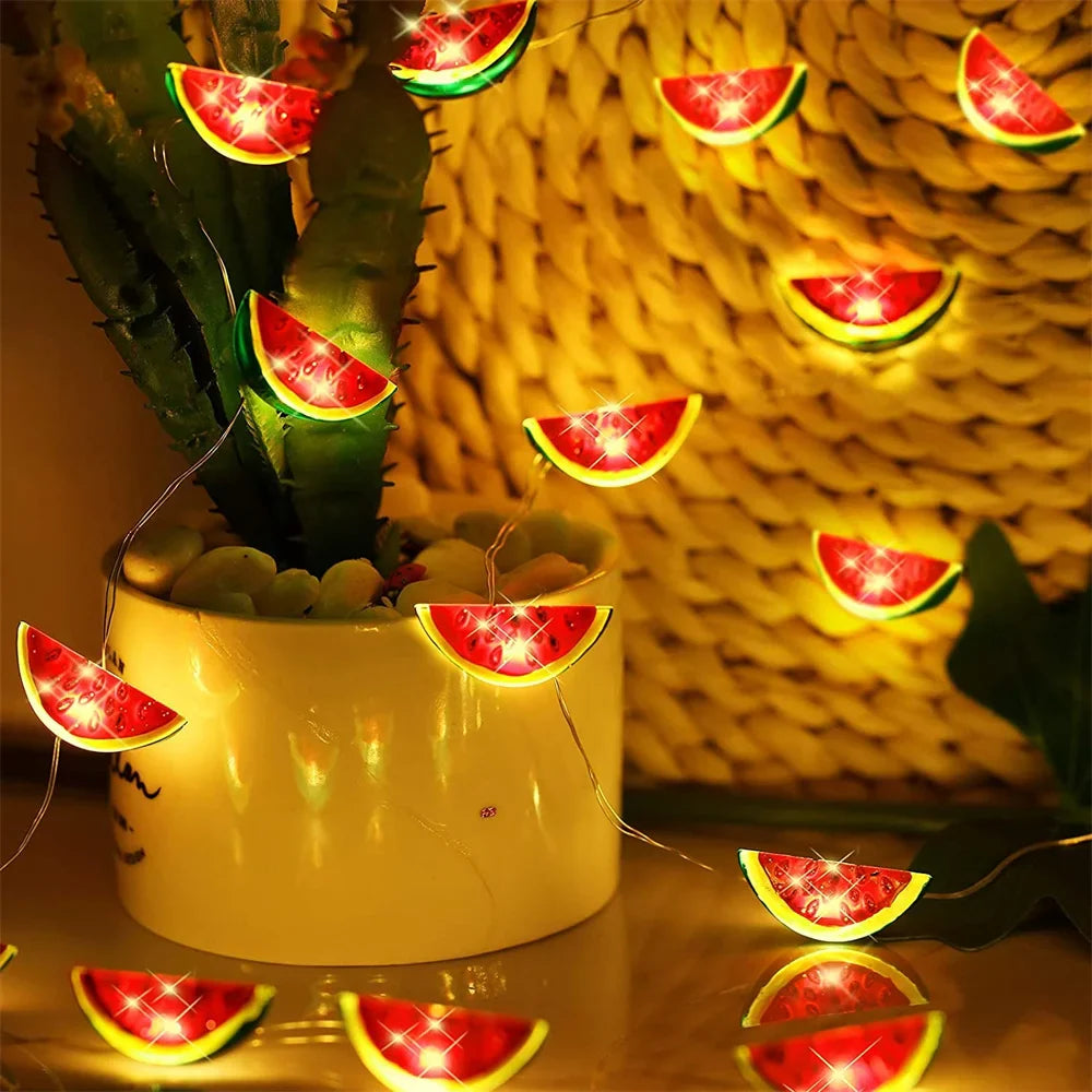Summer String Lights  Watermelon LED Party Decor - Product detail 4