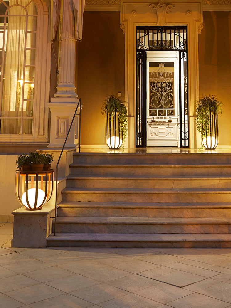 Modern Solar Garden Light Cage Design With Dual Power - Product detail 18