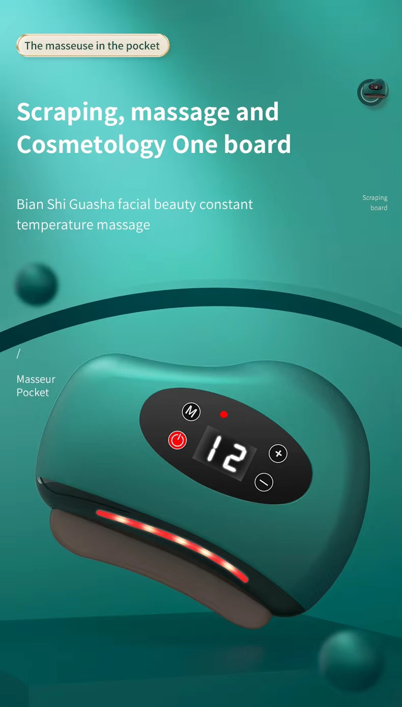 Facial Massage Tool  Digital Gua Sha With Heat  Vibration - Product detail 13