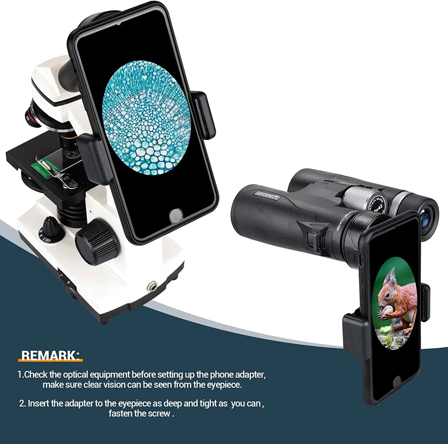 Universal Phone Scope Mount  Adjustable Telescope  Binocular Adapter - Product detail 6