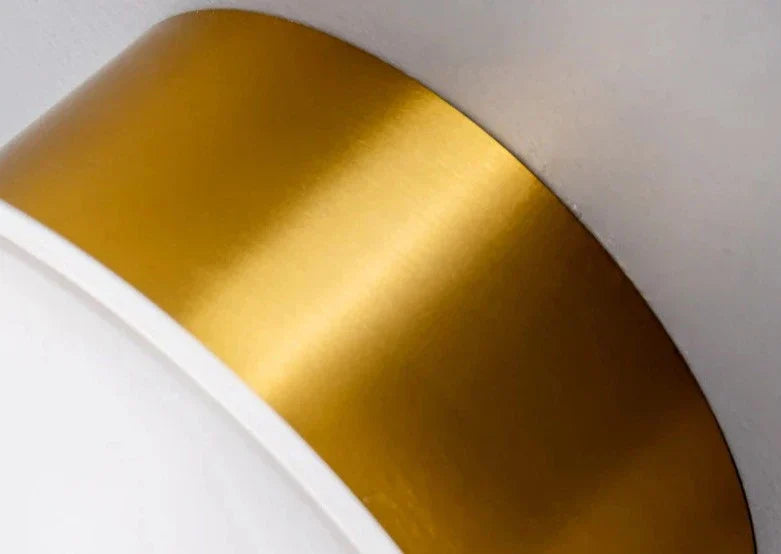 Modern LED Wall Light Round Glass Diffuser With Gold Base - Product detail 7