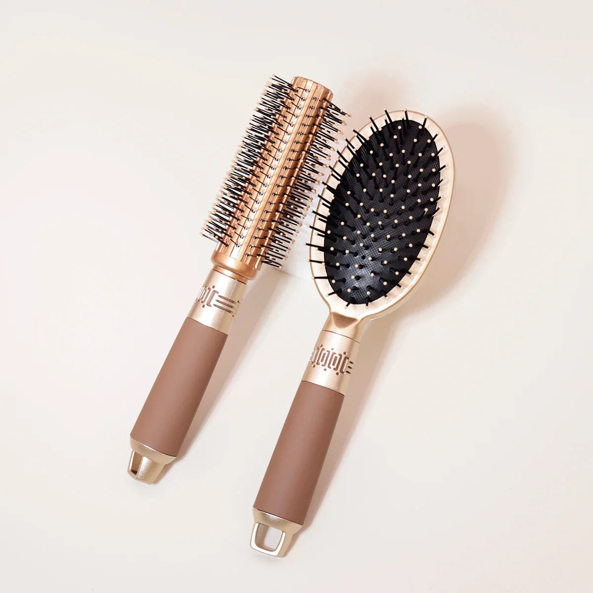 Professional Hair Brush Set  Anti-Static Paddle  Round Brushes - Detailed view