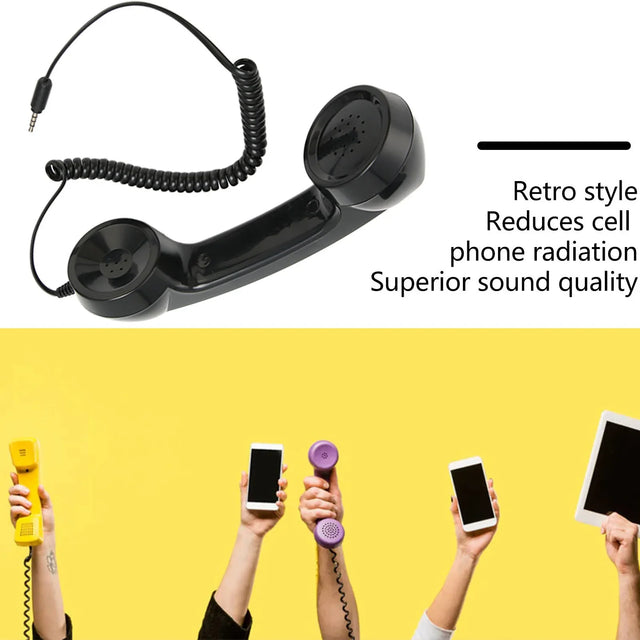 Retro Phone Handset  Anti-Radiation Classic Design - Product showcase