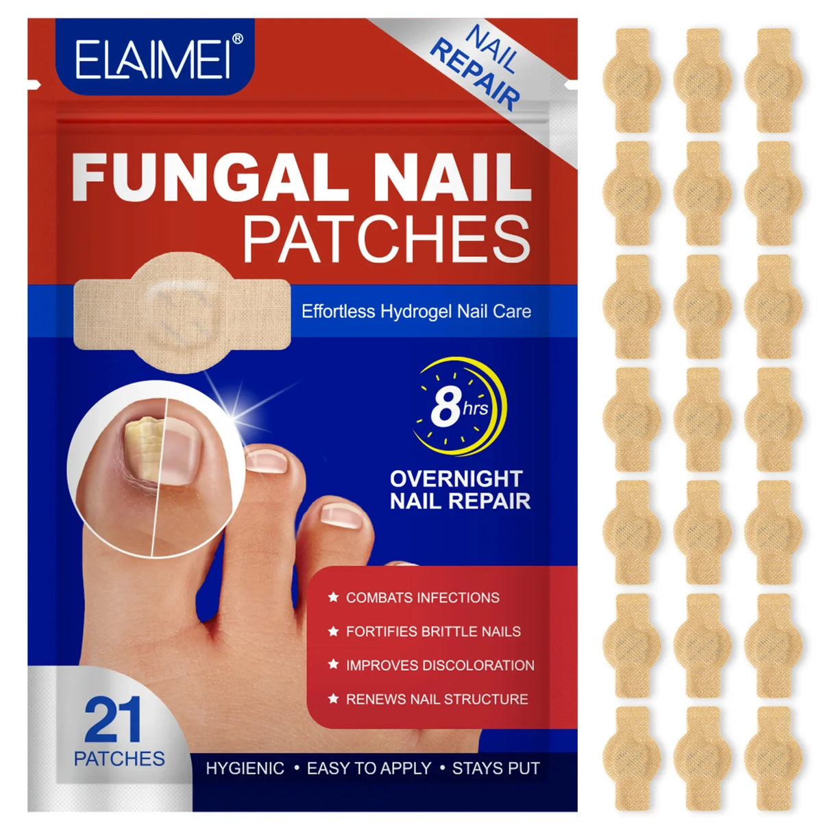 Antifungal Nail Treatment  Overnight Hydrogel Repair Patches - Product detail 9