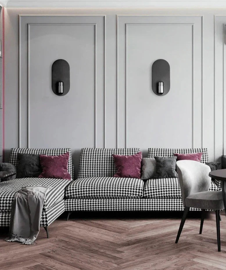 Modern LED Wall Light Oval Capsule Design - Product detail 6