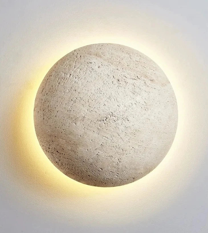 Minimalist Outdoor Wall Light Natural Stone LED Sconce - Product detail 7