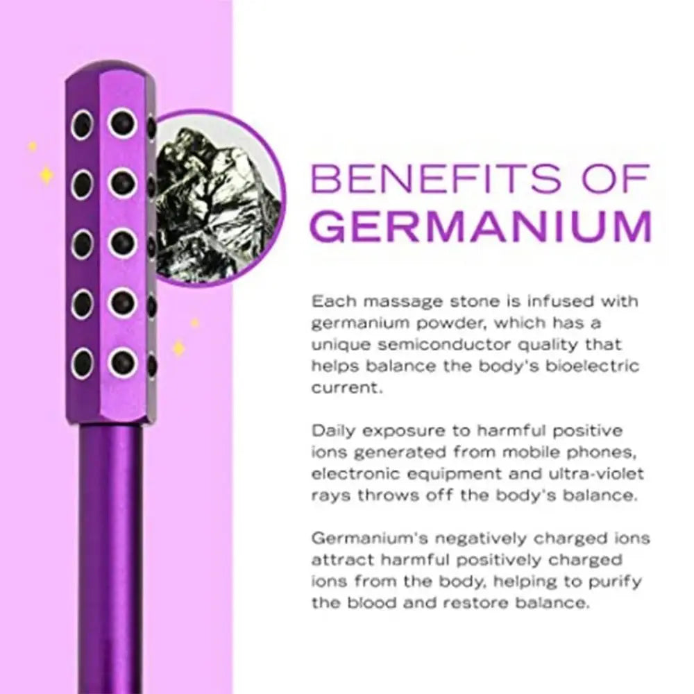 Germanium Facial Massage Roller Anti-Aging Skincare Tool - Product detail 9