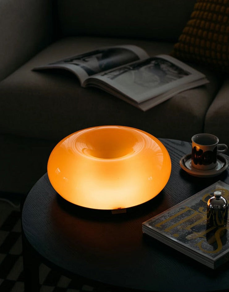Modern Wall Sconce Orange Glass Dome Shade - Product detail 4