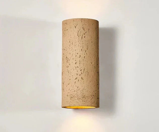 Modern Cement Wall Light Cylindrical Textured Design - Product detail 7