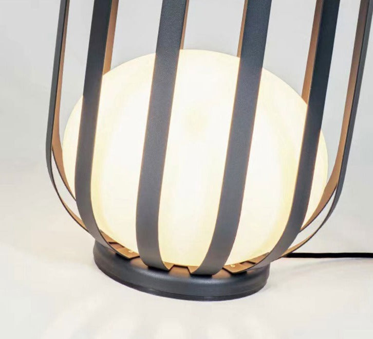 Modern Solar Garden Light Cage Design With Dual Power - Product detail 8