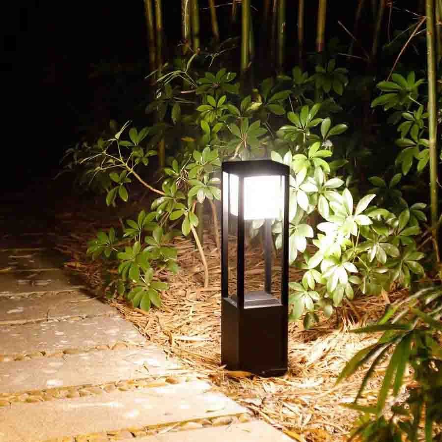 Modern Solar Garden Light 60cm Aluminum LED Path Lamp - Detailed view
