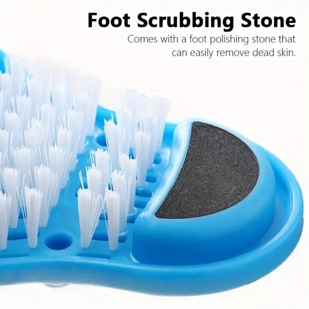 Shower Foot Massage Slippers  Non-Slip Cleaning Scrubber - Product detail 4