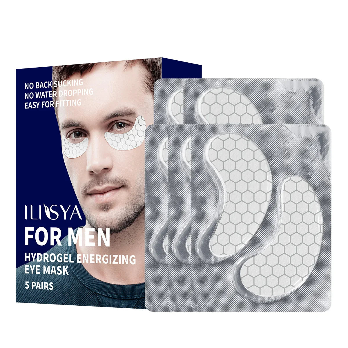 Mens Under Eye Patches  Hydrogel Dark Circle Treatment - Product detail 4