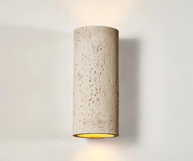 Modern Cement Wall Light Cylindrical Textured Design - Product detail 6
