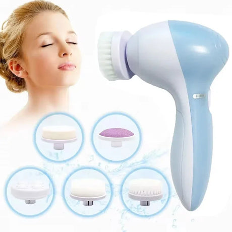 5-in-1 Facial Cleansing Device  Multi-Function Skin Care System - Product showcase
