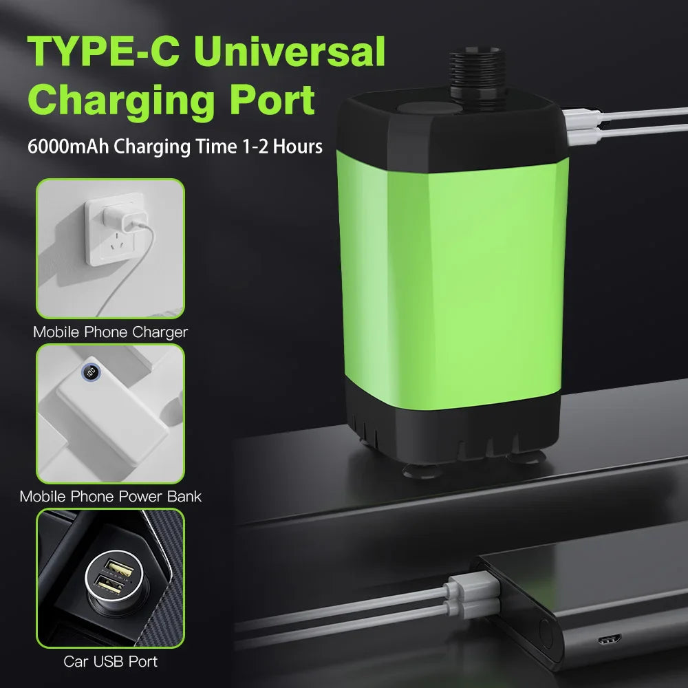Portable Digital Shower Pump  Smart Battery-Powered Camping System - Product detail 4