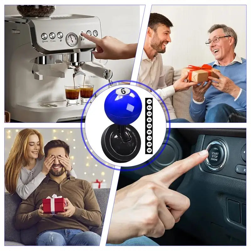 Car Start Button Joystick Billiard Ball Design Push Start Cover - Product detail 4