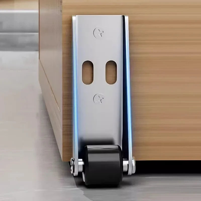 Furniture Moving Wheel Heavy-Duty Steel Bracket With Nylon Casters - Product detail 6