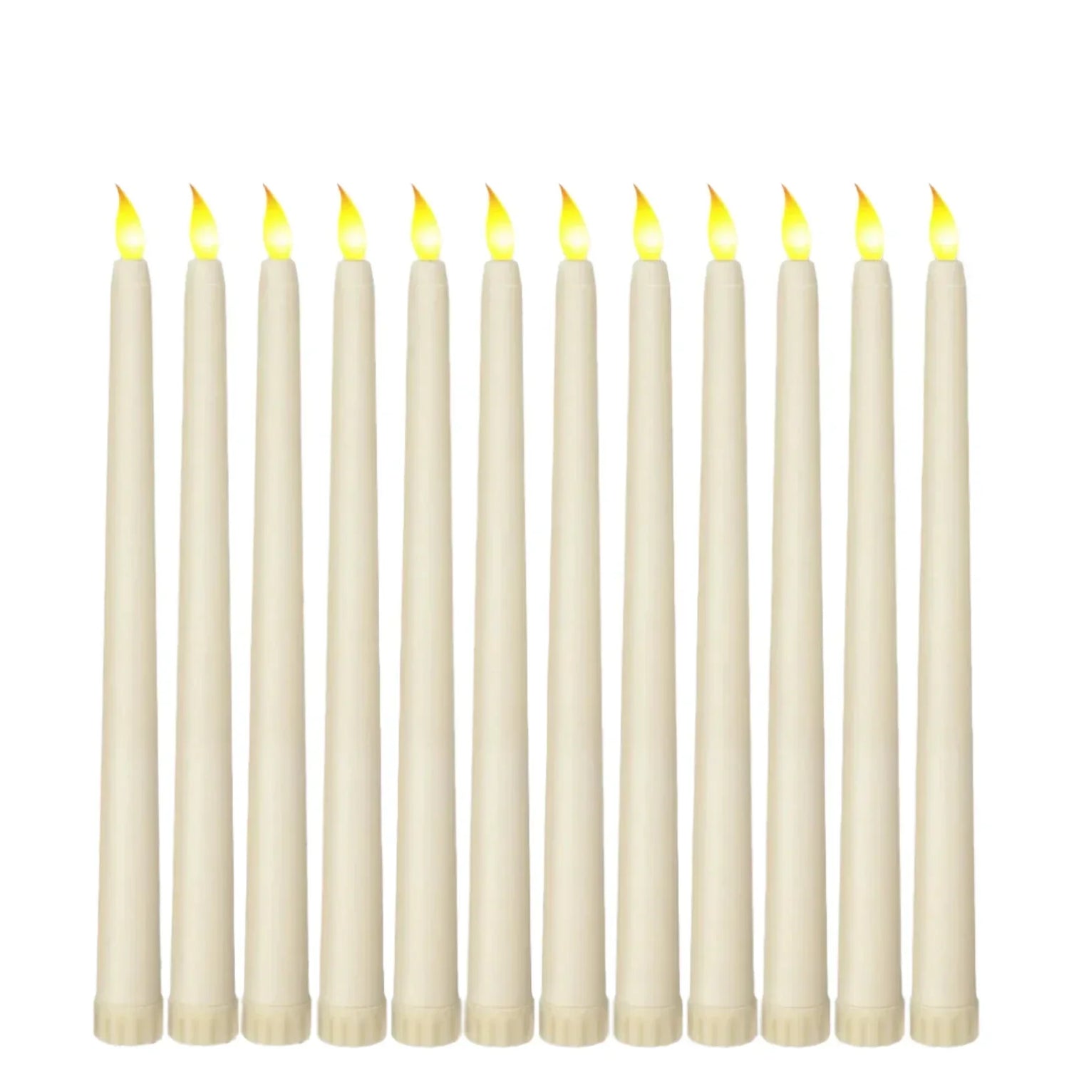 LED Black Taper Candles  Flameless Gothic Dining Decor - Product detail 8